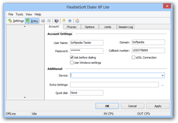 Flexiblesoft Dialer XP Lite screenshot 3