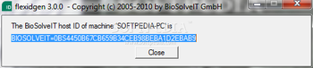 FlexIDgen screenshot