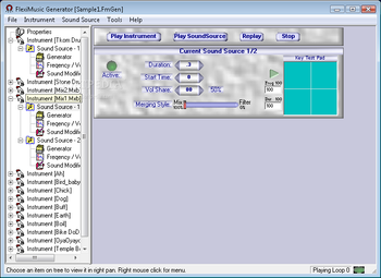 FlexiMusic Generator screenshot
