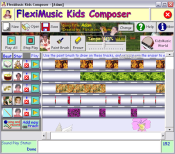 FlexiMusic Kids Composer screenshot 2
