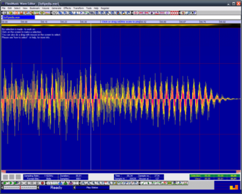 FlexiMusic Wave Editor screenshot