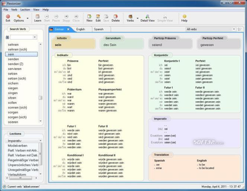Flexionizer German screenshot 2