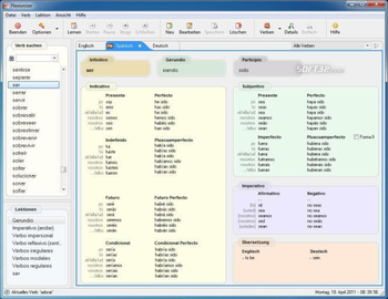 Flexionizer Spanish screenshot 2