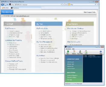 FlexiServer Employee Management screenshot