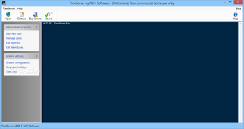 FlexiServer screenshot