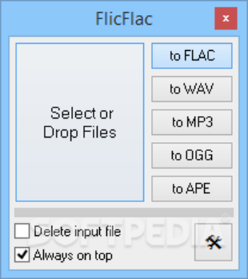 FlicFlac Converter screenshot
