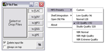 FlicFlac screenshot