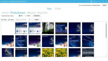 FLICKR FAST DOWNLOADER screenshot