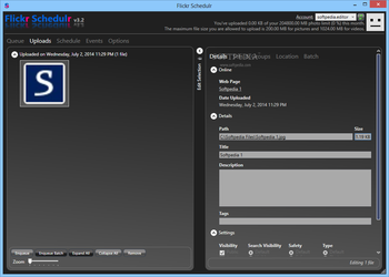 Flickr Schedulr Portable screenshot 13