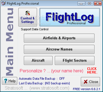 FlightLog Professional screenshot