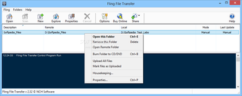 Fling File Transfer screenshot