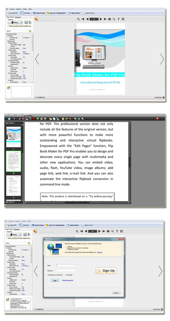Flip Creator Pro for PDF screenshot