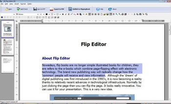 Flip Editor screenshot