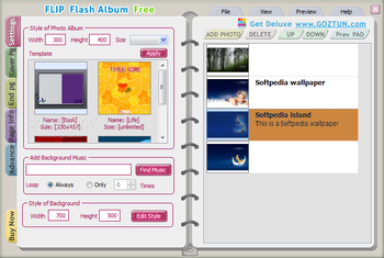 FLIP Flash Album Free screenshot 9