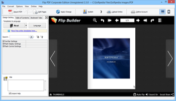Flip PDF Corporate Edition screenshot