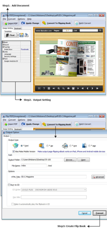 Flip PDF screenshot