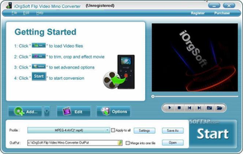 Flip Video Mino Converter screenshot 2