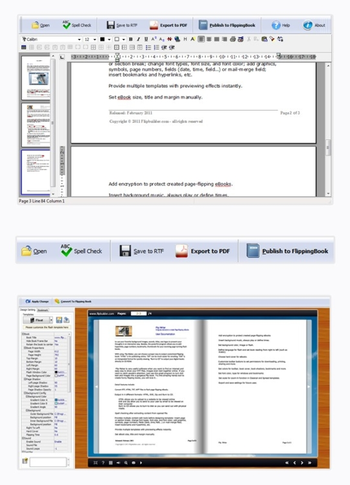 Flip Writer screenshot