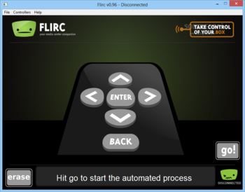 Flirc screenshot