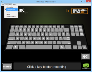 Flirc screenshot 2