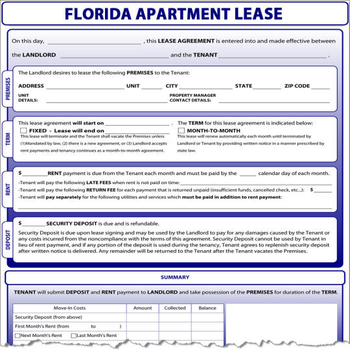 Florida Apartment Lease screenshot