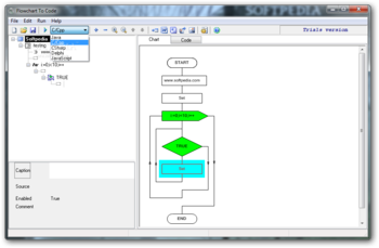 Flowchart to Code screenshot 2