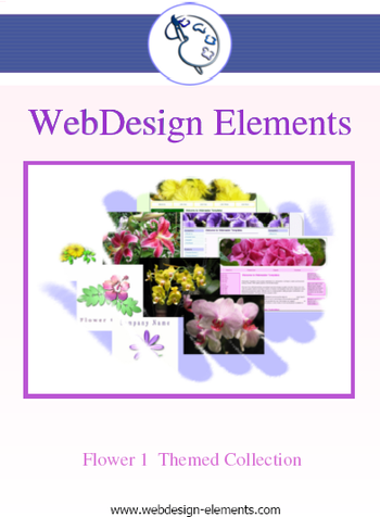 Flower 1 Web Elements screenshot 2