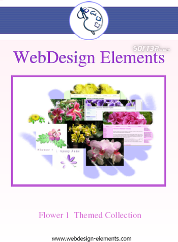 Flower 1 Web Elements screenshot 3
