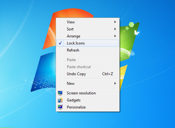 Fluid Icon Organizer screenshot