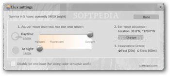 F.lux Portable screenshot 2
