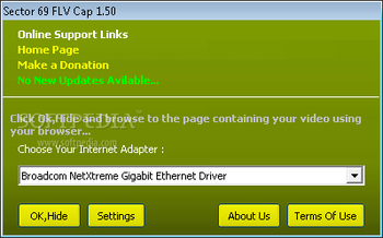 FLV Cap (formerly Mega Video Downloader) screenshot