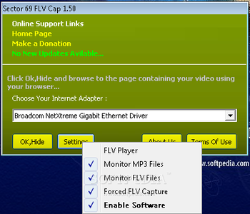 FLV Cap (formerly Mega Video Downloader) screenshot 2