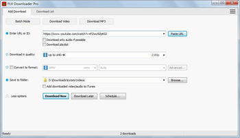 FLV Downloader Pro screenshot 2