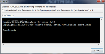 FLV MetaData Injector screenshot 2