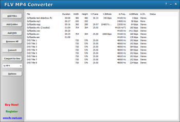 FLV MP4 Converter screenshot