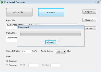 FLV to AVI Converter screenshot 2