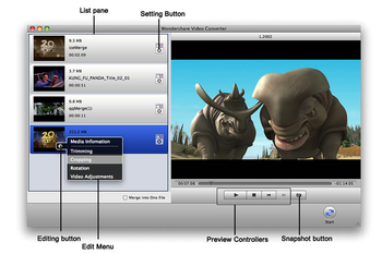 FLV to iMovie Converter for Mac screenshot