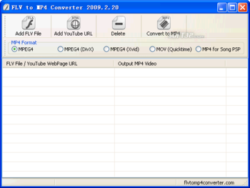 FLV to MP4 Converter screenshot 2