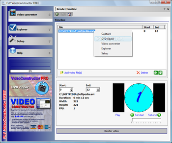 FLV VideoConstructor FREE screenshot