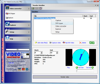 FLV VideoConstructor PRO screenshot