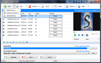 FLV Youtube To MP3 screenshot