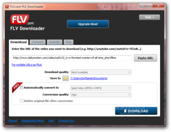 FLV.com FLV Downloader screenshot