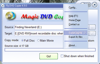 Fly DVD Copier screenshot 2
