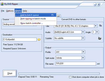 Fly DVD Ripper screenshot 7