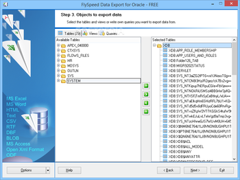 FlySpeed Data Export for Oracle screenshot 4