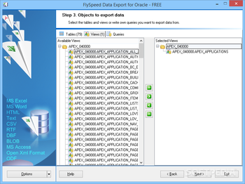 FlySpeed Data Export for Oracle screenshot 5