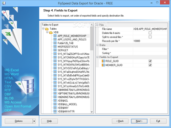 FlySpeed Data Export for Oracle screenshot 8