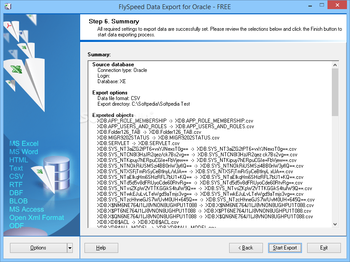 FlySpeed Data Export for Oracle screenshot 9