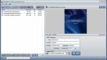 FM BMP To PDF Converter Free screenshot