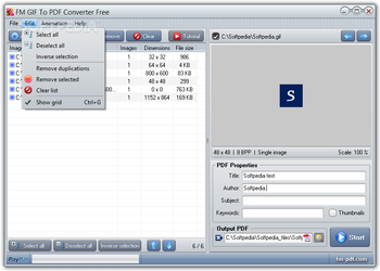 FM GIF To PDF Converter Free screenshot 2